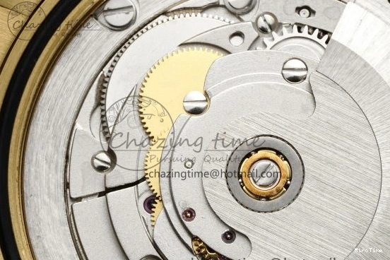 MiroTime 0505 Comfortable DayDate 40 YG JDF Gain Weight 904L Steel YG Dial Roman Markers on President Bracelet A2836 V 1821